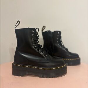 Dr. Martens Black Chunky Sole Boots